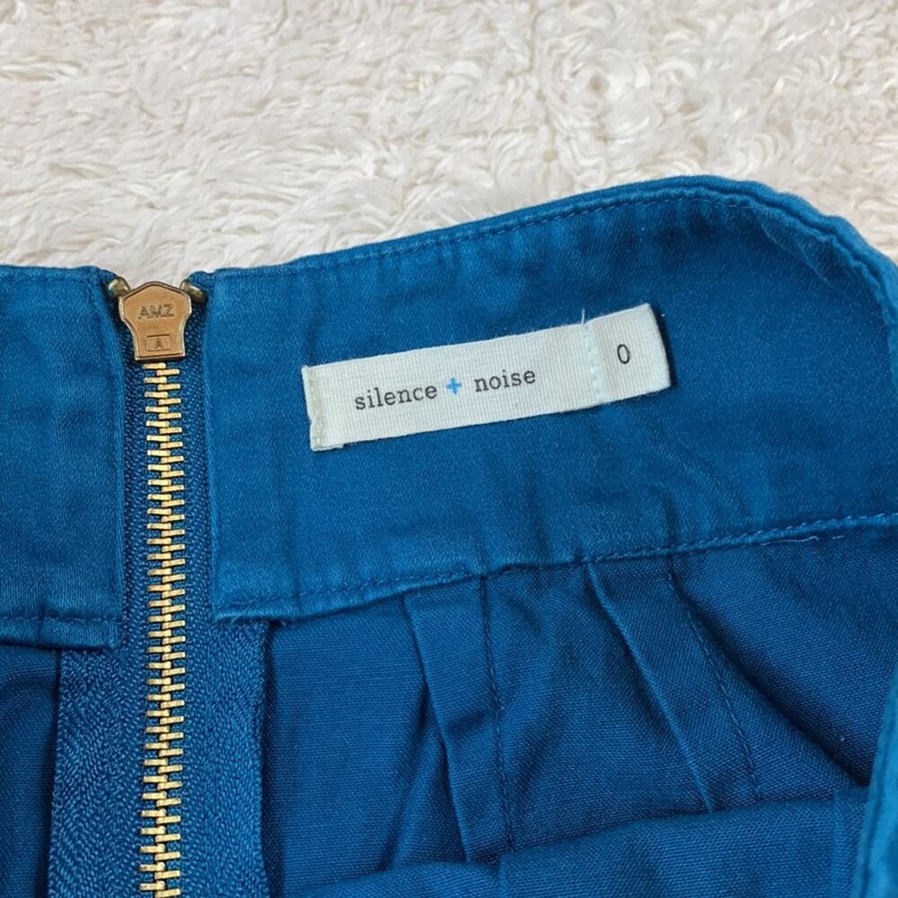 Silence and Noise Teal mini skirt, 0 - Picture 5 of 7